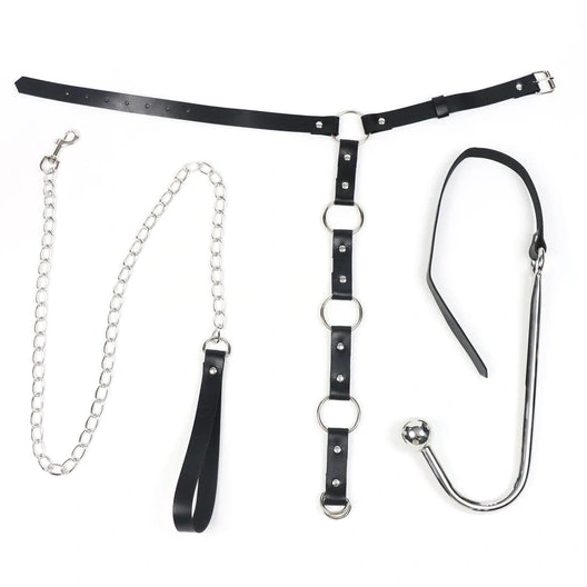 Kinky 5853 Collar EverydayUse Anal Hook Leash with and 0806